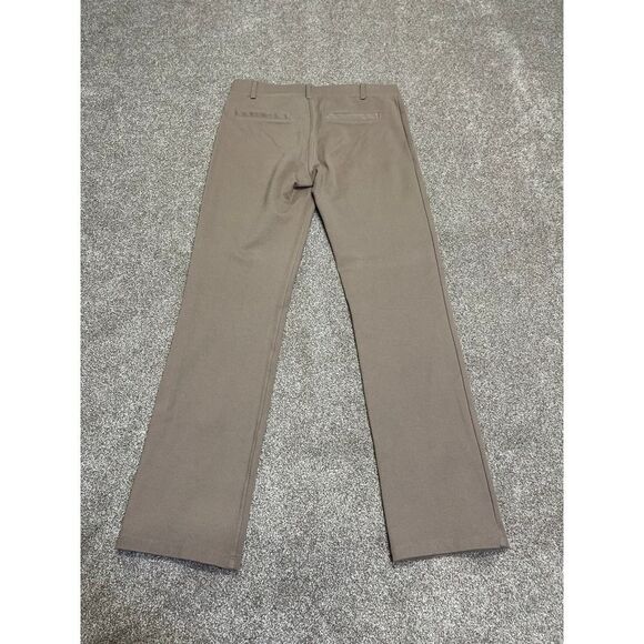 Betabrand Women sz small petite straight Dress Pant Yoga tan Stretch Pull On - Picture 3 of 12